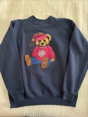 VTG 90s Bear Graphic Sweatshirt